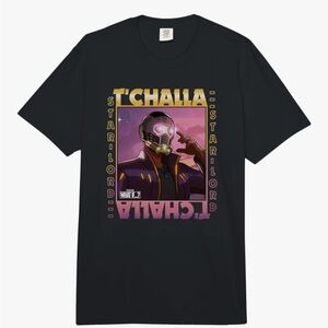 Marvel Black T'Challa Star-Lord Tee